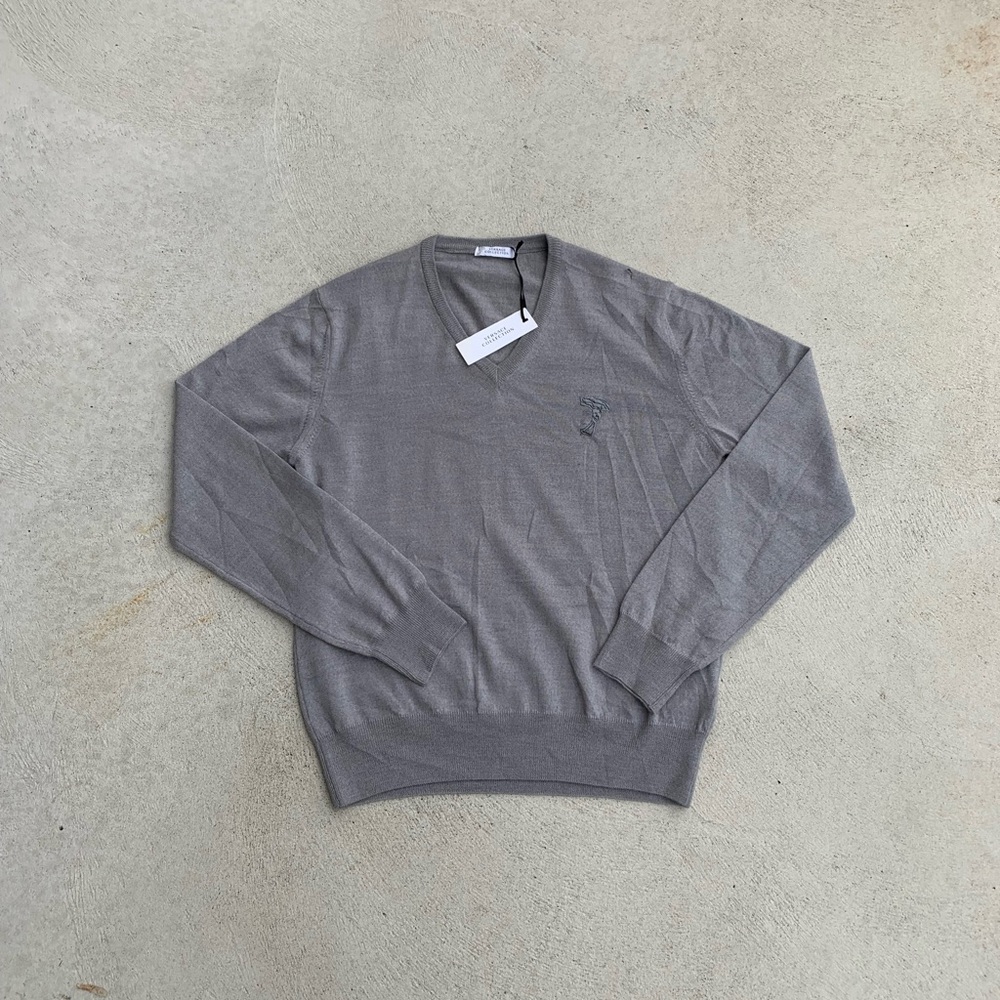 Versace Collection Medusa Knit Sweatshirt